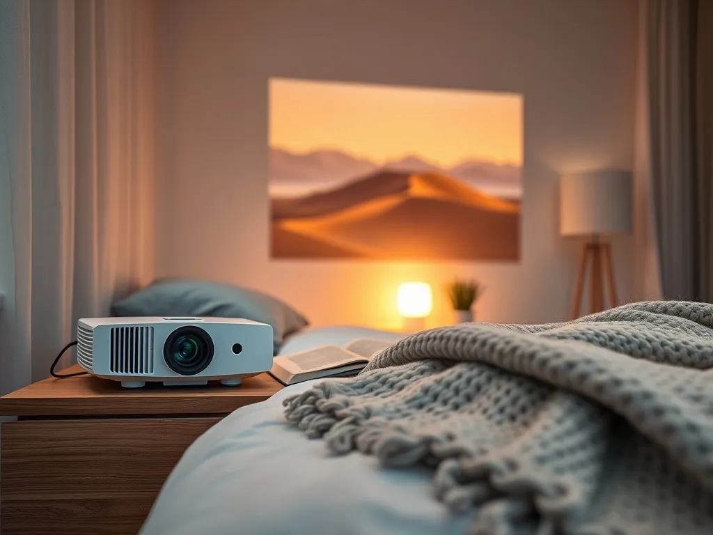 Projektor zamiast telewizora w sypialni – wady i zalety